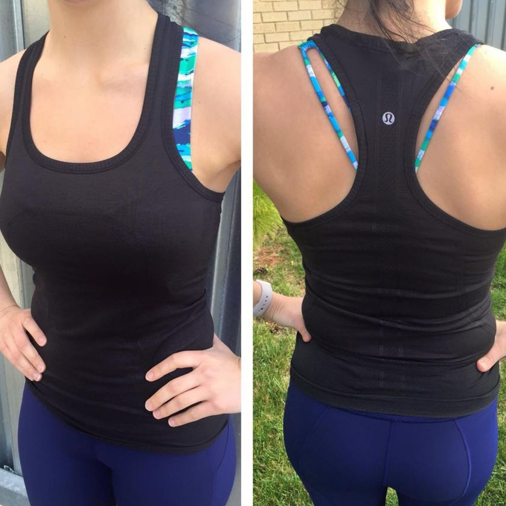 Women’s 8 Lululemon Black Swiftly Tech Racerback Hip Length Medium